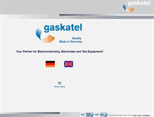 Tablet Screenshot of gaskatel.de